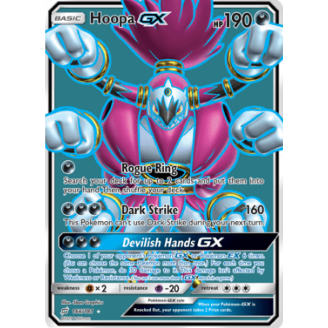 Hoopa GX (Full Art) - Holofoil SM Team Up - Ultra Rare