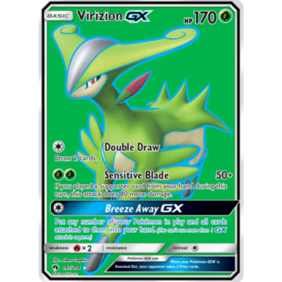 Virizion GX (Full Art) - Holofoil SM Lost Thunder - Ultra Rare