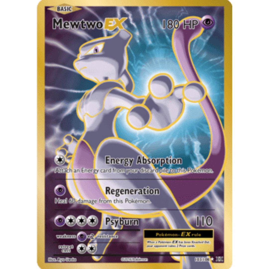 Mewtwo EX (Full Art) 103 - Holofoil XY Evolutions - Ultra Rare