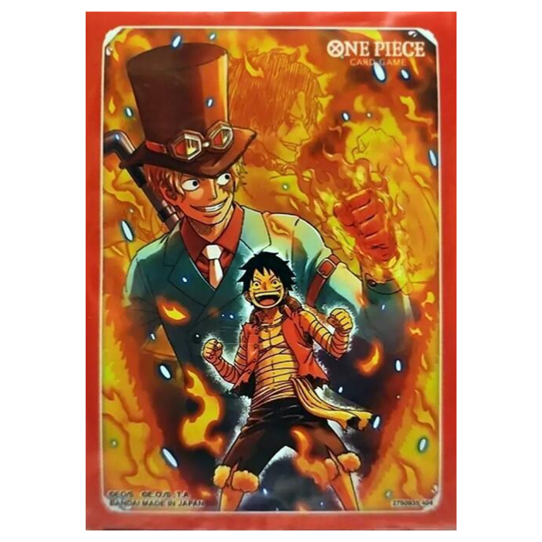 One Piece Official Sleeves Devil Fruits Collection Vol.2 10-Pack - Luffy & Sabo