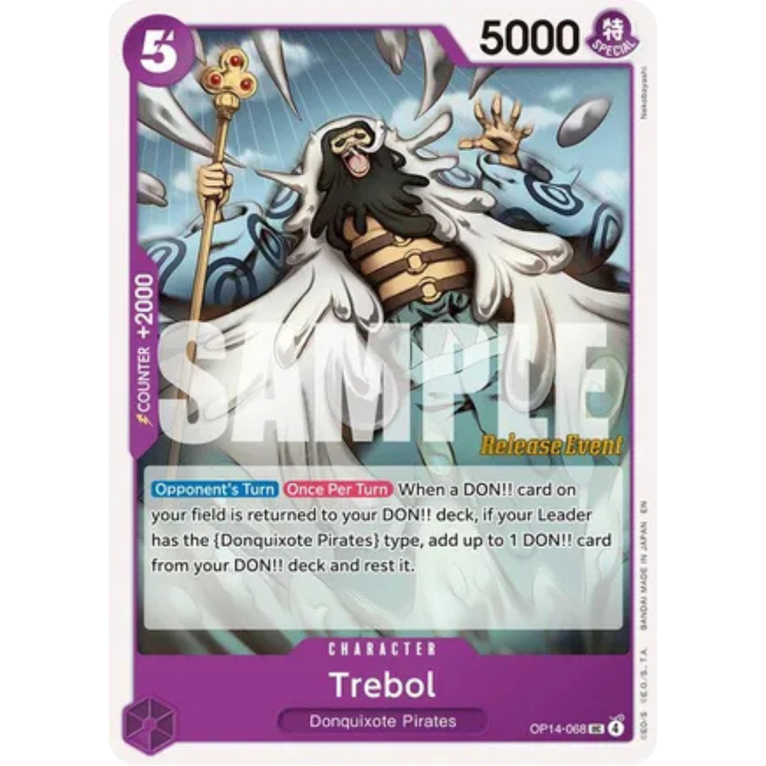 Trebol (OP14-068) - The Azure Sea's Seven Release Event Cards