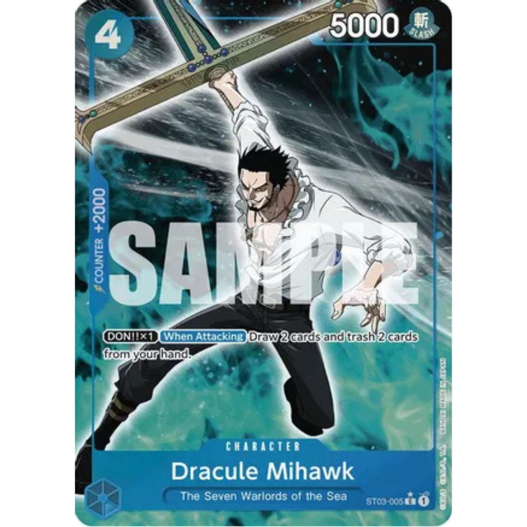 Dracule Mihawk (ST03-005) (Full Art) (ST03-005) - Premium Booster -The Best- Foil