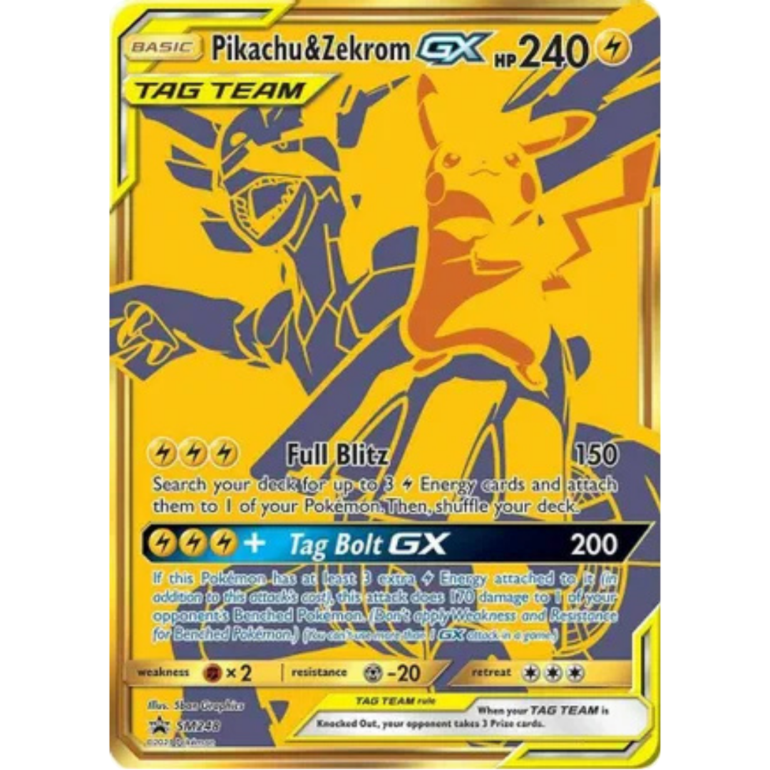 Pikachu & Zekrom GX SM248 - Holofoil SM Promos - Promo