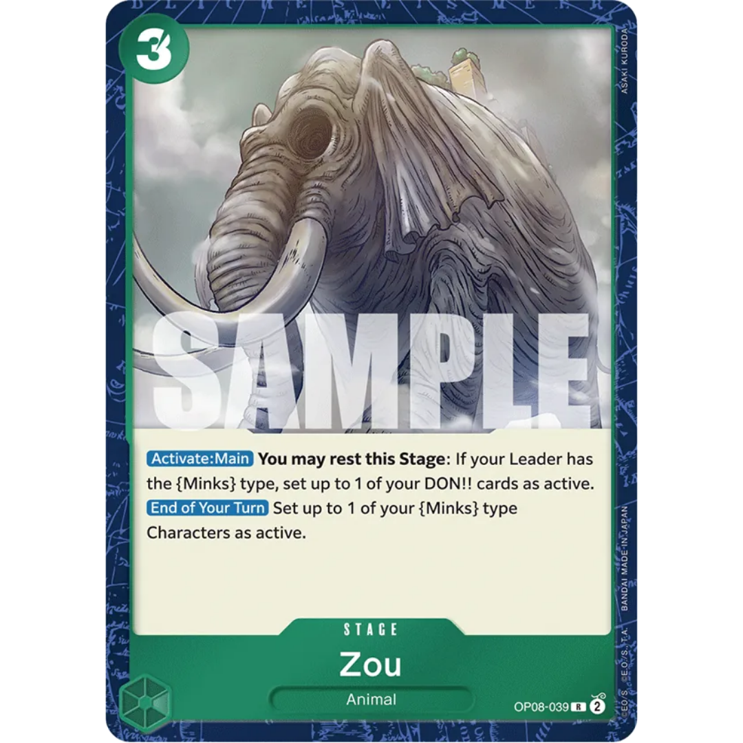 Zou (OP08-039) - Two Legends Foil