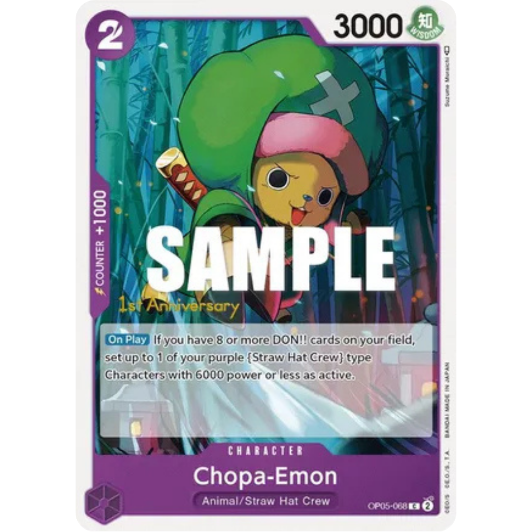Chopa-Emon (OP05-068) - Awakening of the New Era: 1st Anniversary Tournament Cards