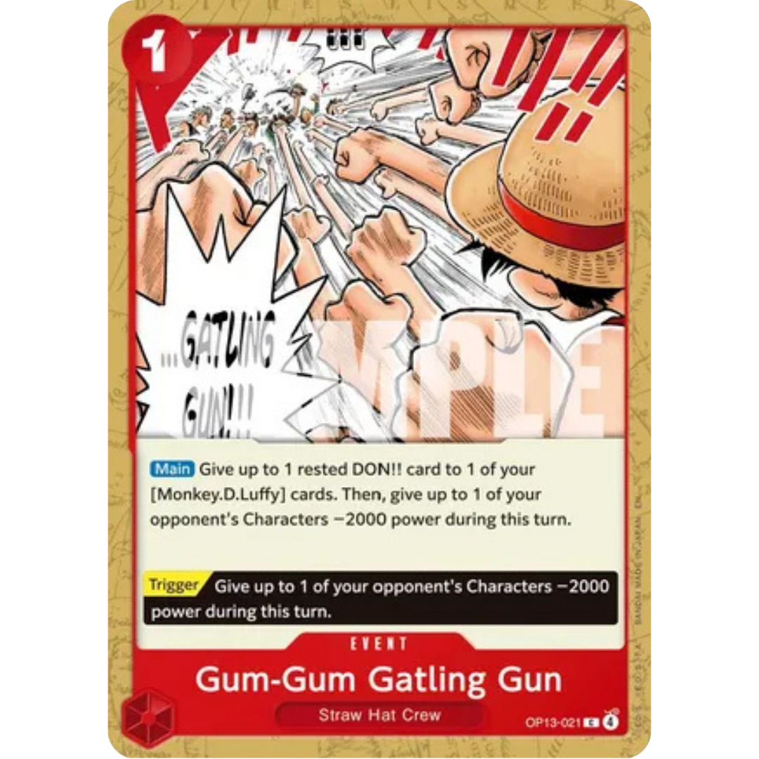 Gum-Gum Gatling Gun (OP13-021) - Carrying On His Will