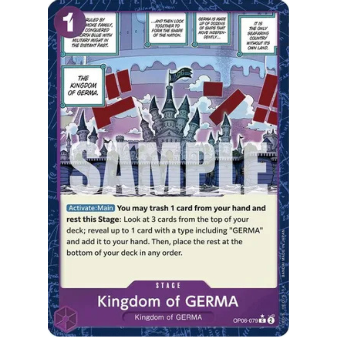 Kingdom of GERMA (Textured Foil) (OP06-079) - Premium Booster -The Best- Foil