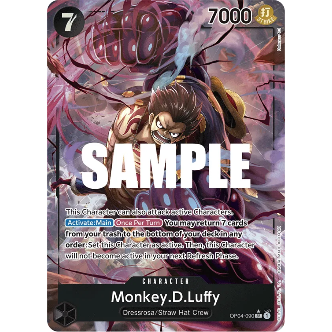 Monkey.D.Luffy (090) (Alternate Art) (OP04-090) - Kingdoms of Intrigue Foil