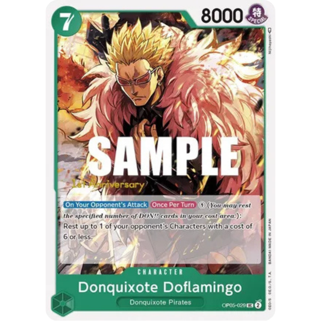 Donquixote Doflamingo (029) (OP05-029) - Awakening of the New Era: 1st Anniversary Tournament Cards