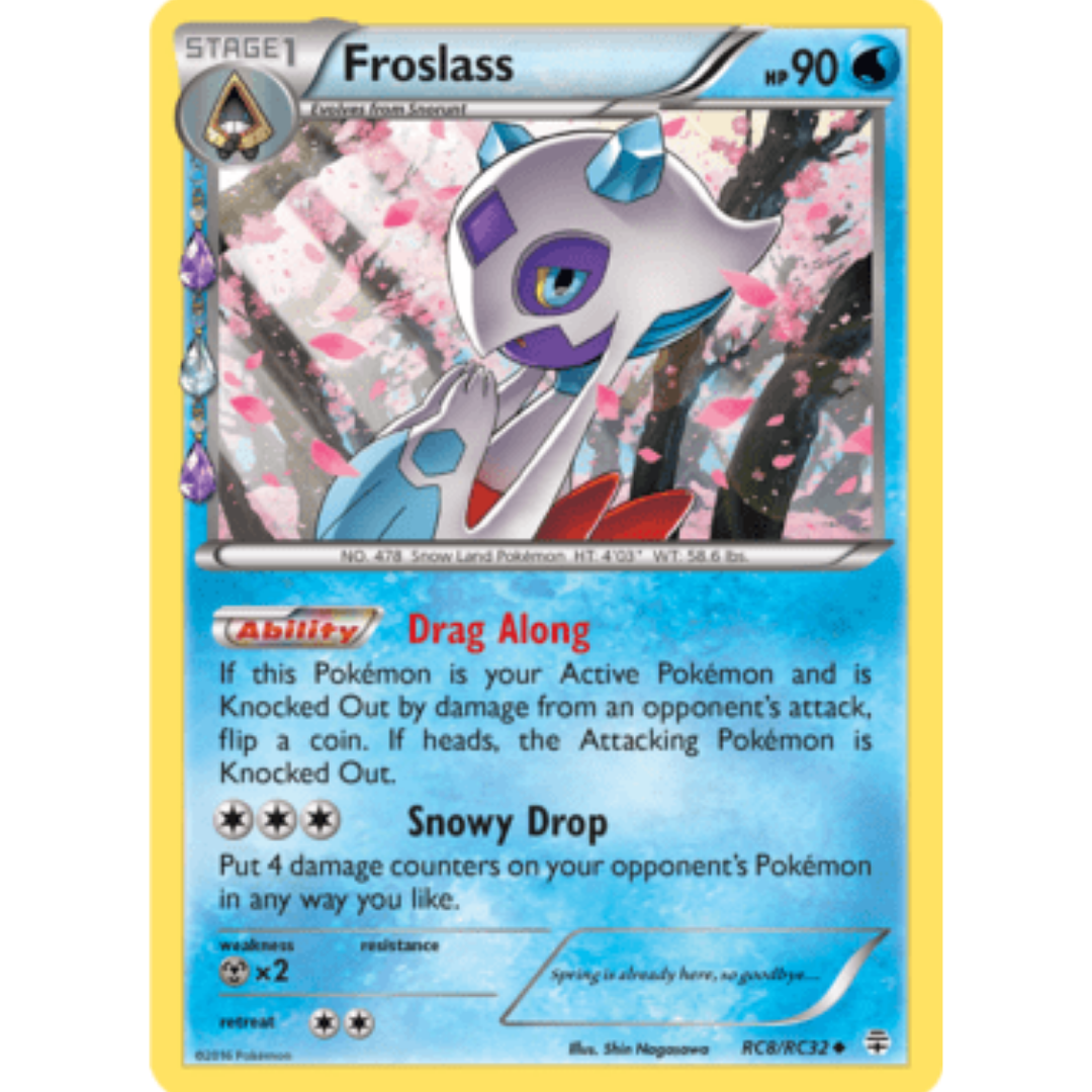 Froslass RC8/RC32 - Holofoil Generations Radiant Collection - Uncommon