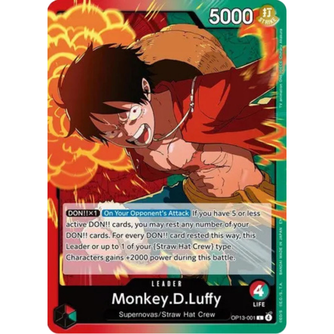 Monkey.D.Luffy (001) (OP13-001) - Carrying On His Will