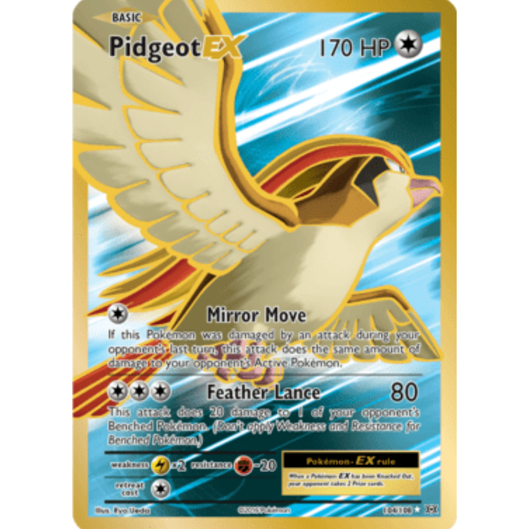 Pidgeot EX (Full Art) 104 - Holofoil XY Evolutions - Ultra Rare