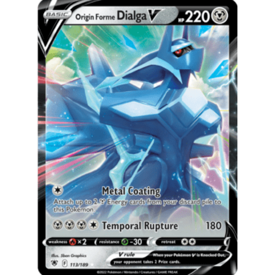 Origin Forme Dialga V 113 - Holofoil SWSH10 Astral Radiance - Ultra Rare