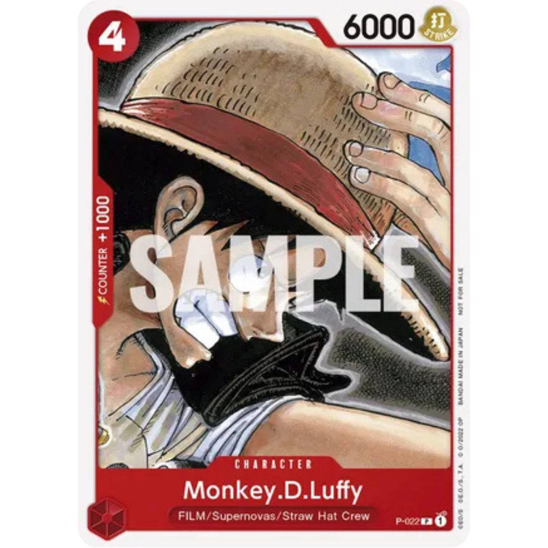 Monkey.D.Luffy (One Piece Film Red) (P-022) - One Piece Promotion Cards