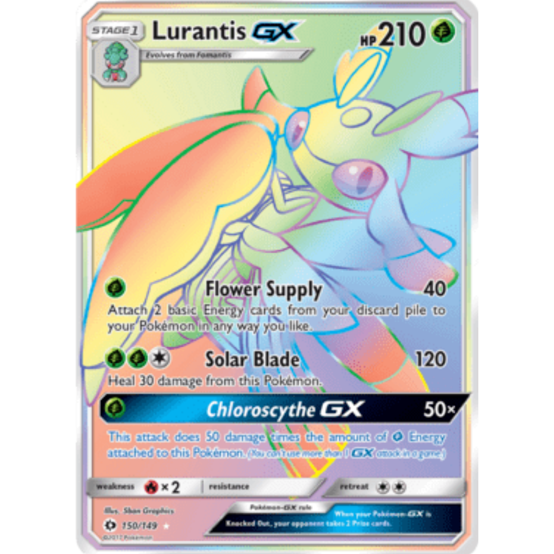 Lurantis GX (Secret) 150/149 - Holofoil SM Base Set - Secret Rare
