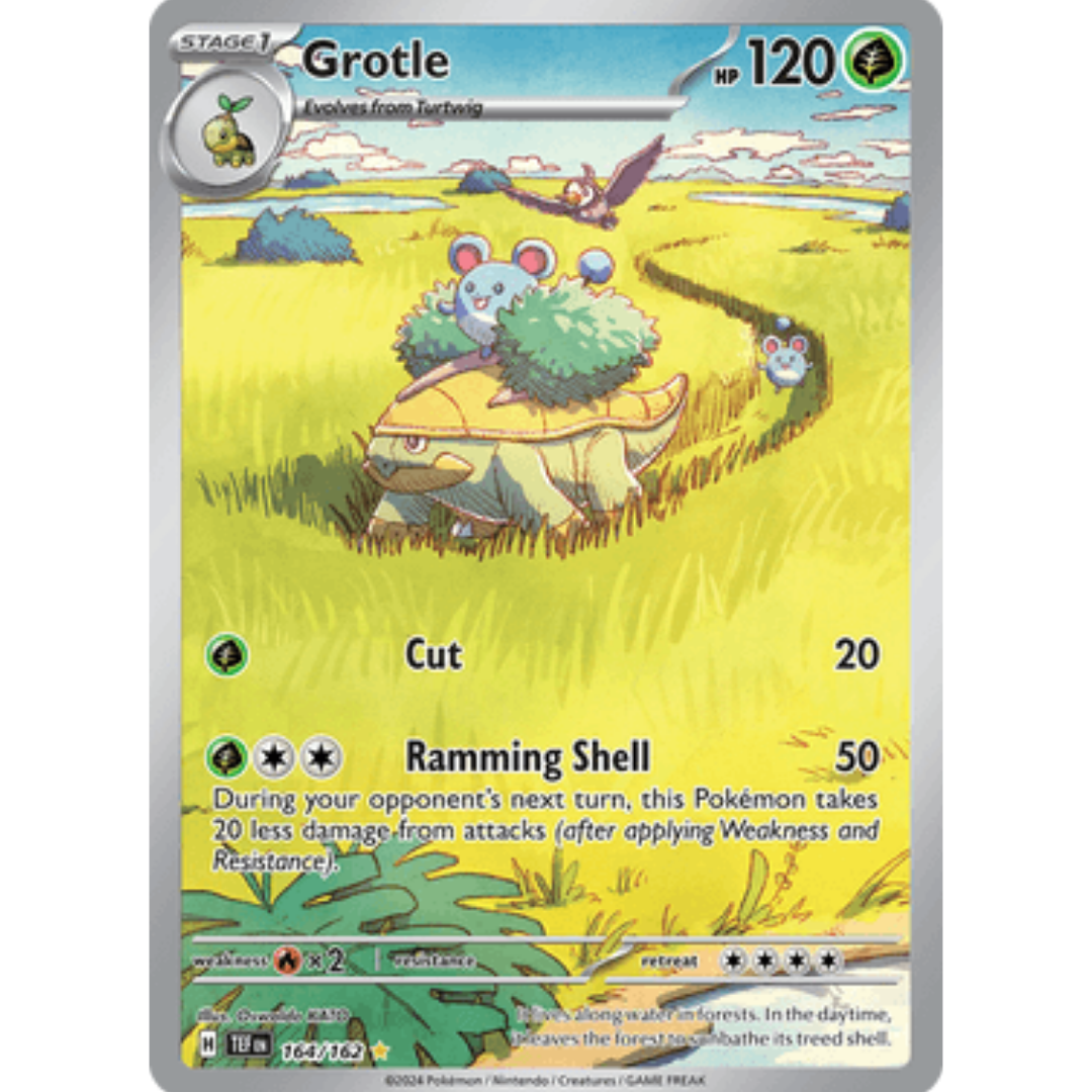 Grotle 164/162 - Holofoil SV05 Temporal Forces - Illustration Rare