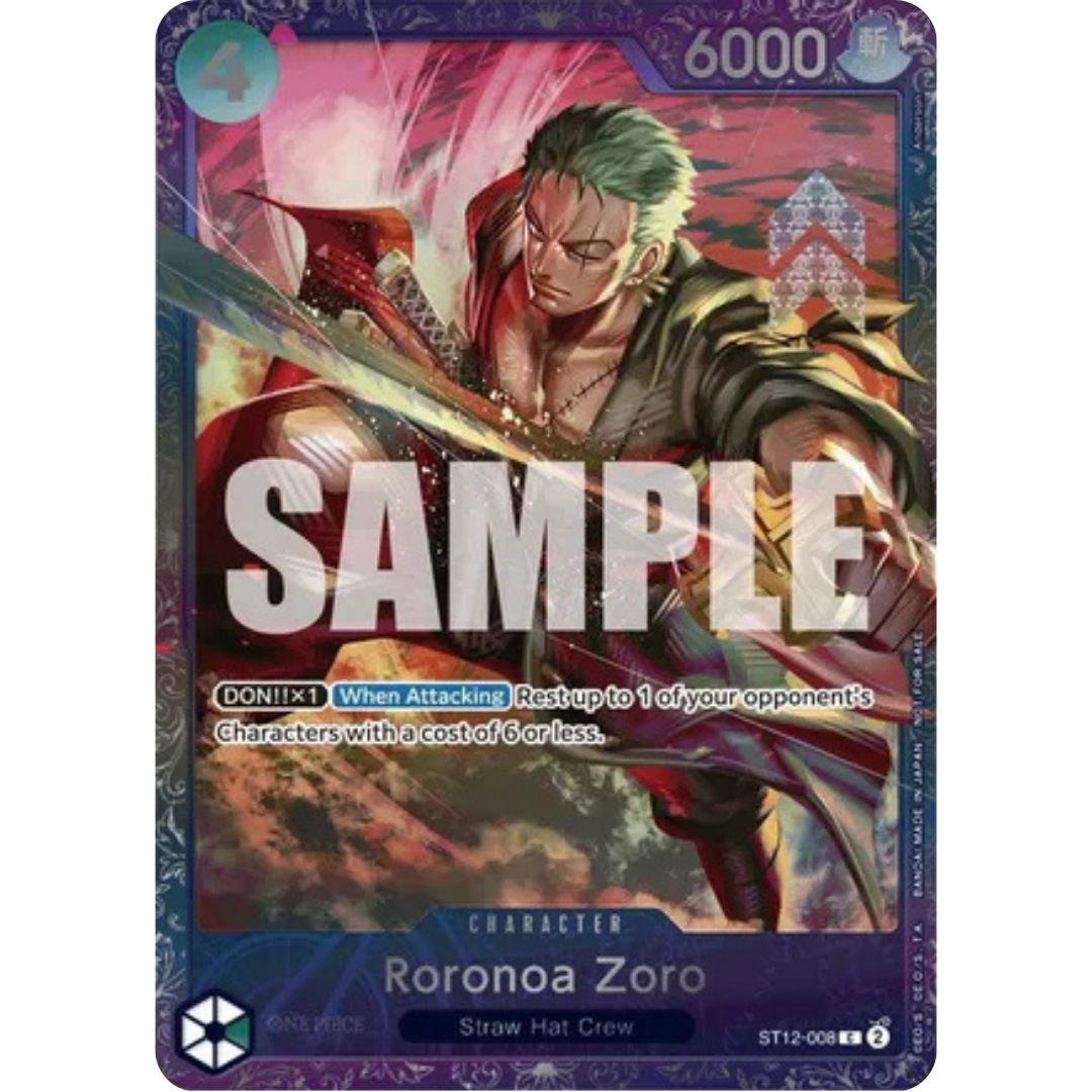 Roronoa Zoro (Treasure Cup 2024) (ST12-008) - One Piece Promotion Cards Foil
