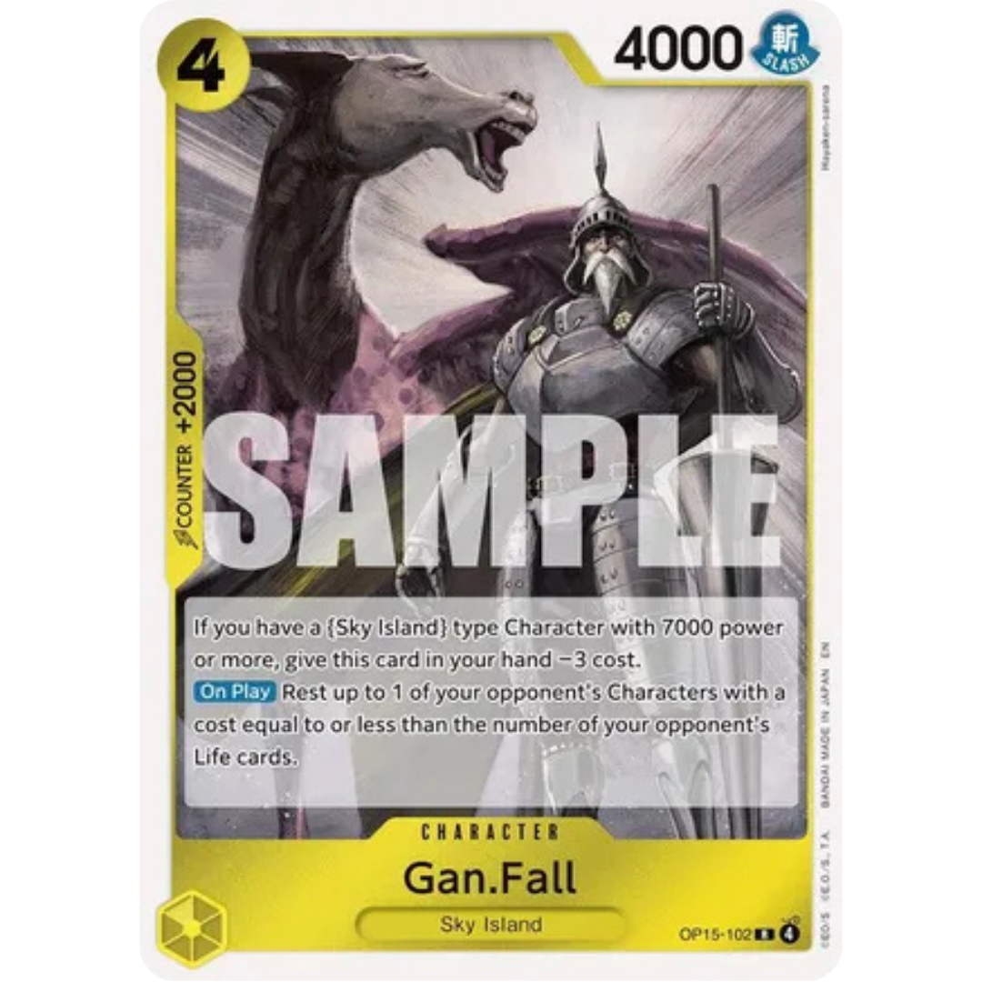 Gan.Fall (OP15-102) - Adventure on Kami's Island Foil
