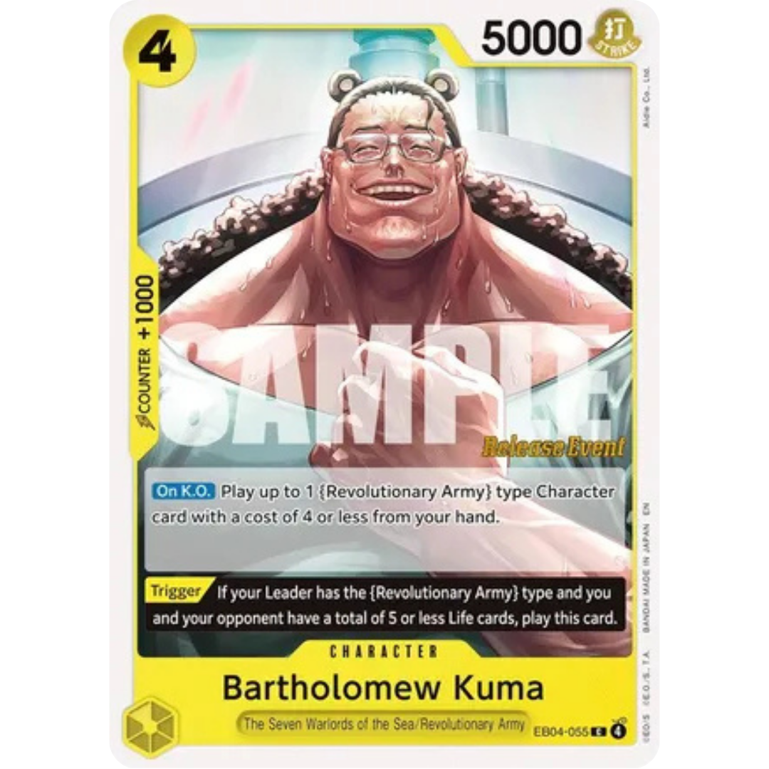 Bartholomew Kuma (EB04-055) (EB04-055) - Adventure on Kami's Island Release Event Cards