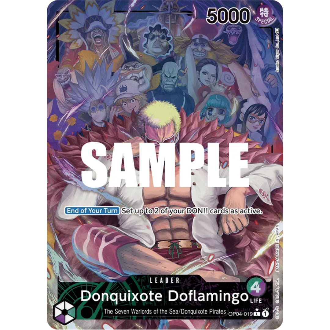 Donquixote Doflamingo (019) (Alternate Art) (OP04-019) - Kingdoms of Intrigue Foil