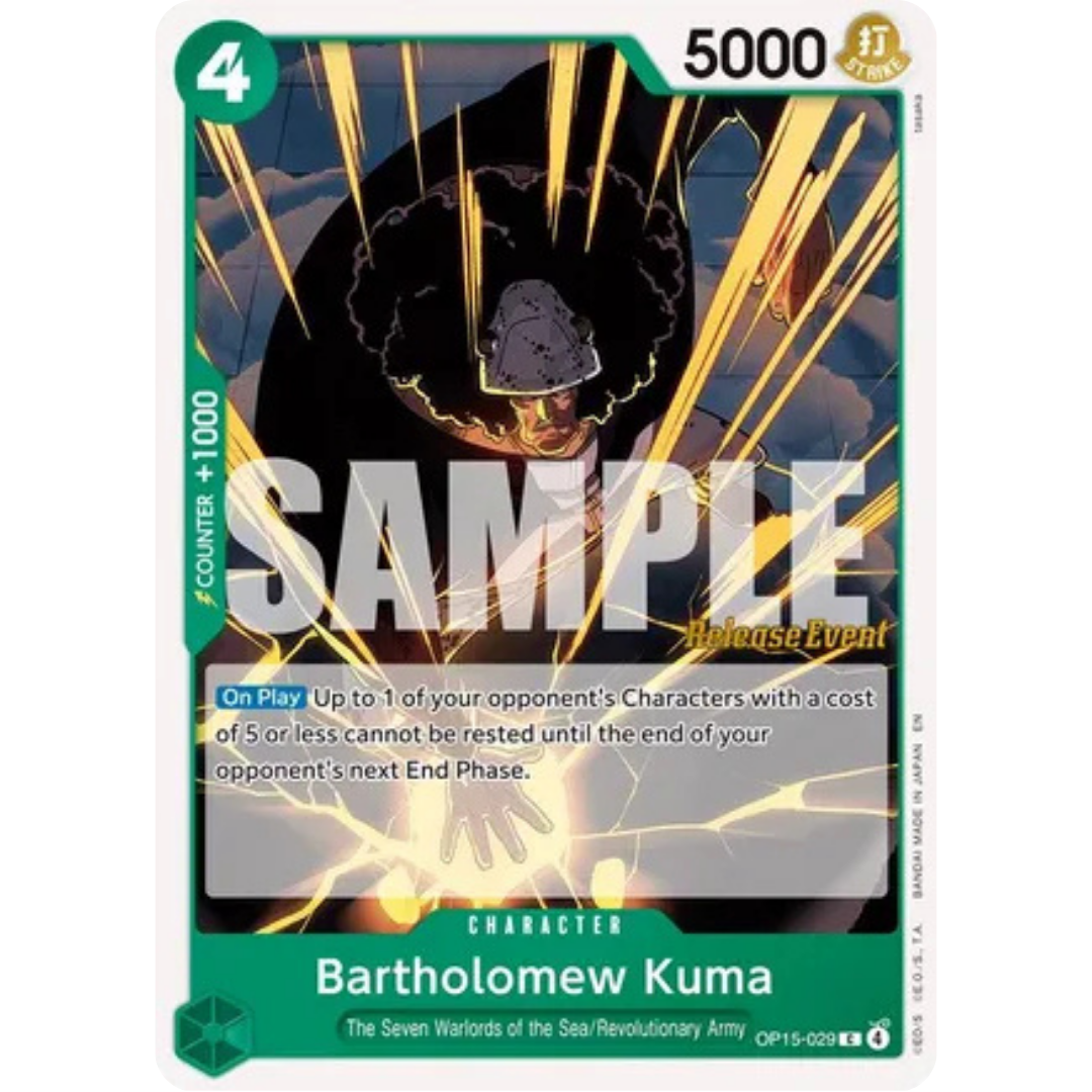 Bartholomew Kuma (OP15-029) (OP15-029) - Adventure on Kami's Island Release Event Cards