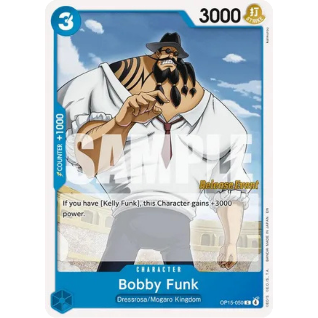 Bobby Funk (OP15-050) - Adventure on Kami's Island Release Event Cards