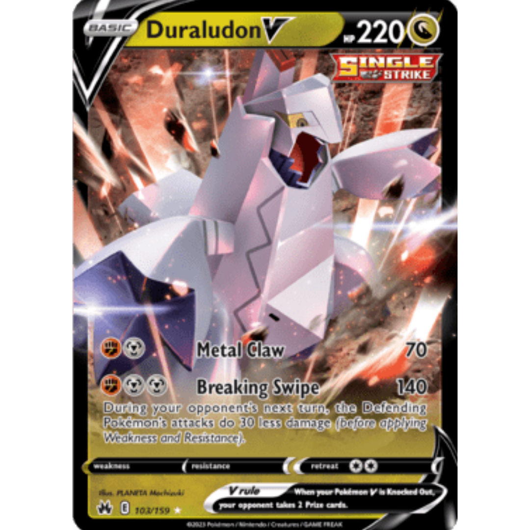 Duraludon V 103 - Holofoil SWSH Crown Zenith - Ultra Rare