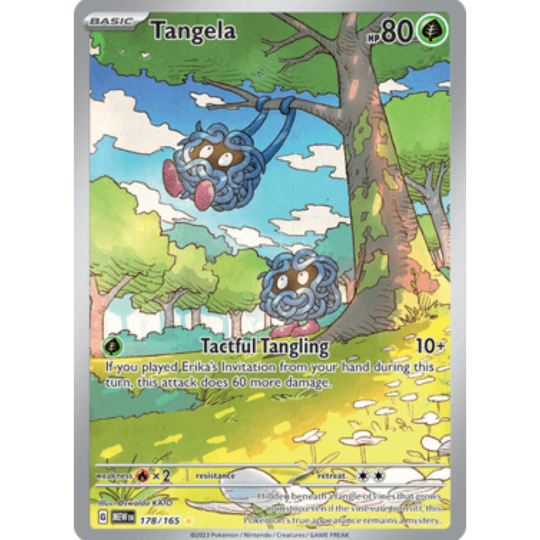 Tangela 178/165 - Holofoil SV Scarlet & Violet 151 - Illustration Rare