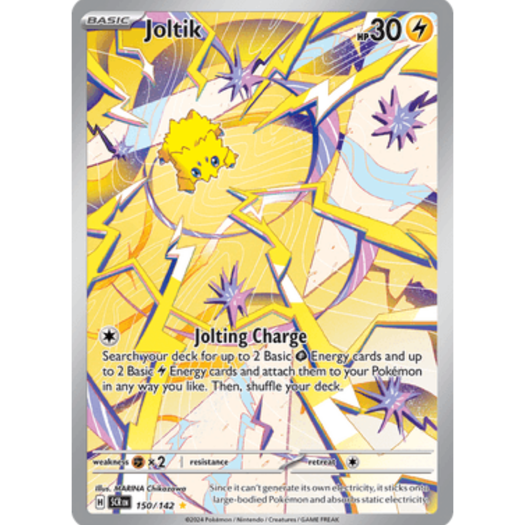 Joltik 150/142 - Holofoil SV07 Stellar Crown - Illustration Rare