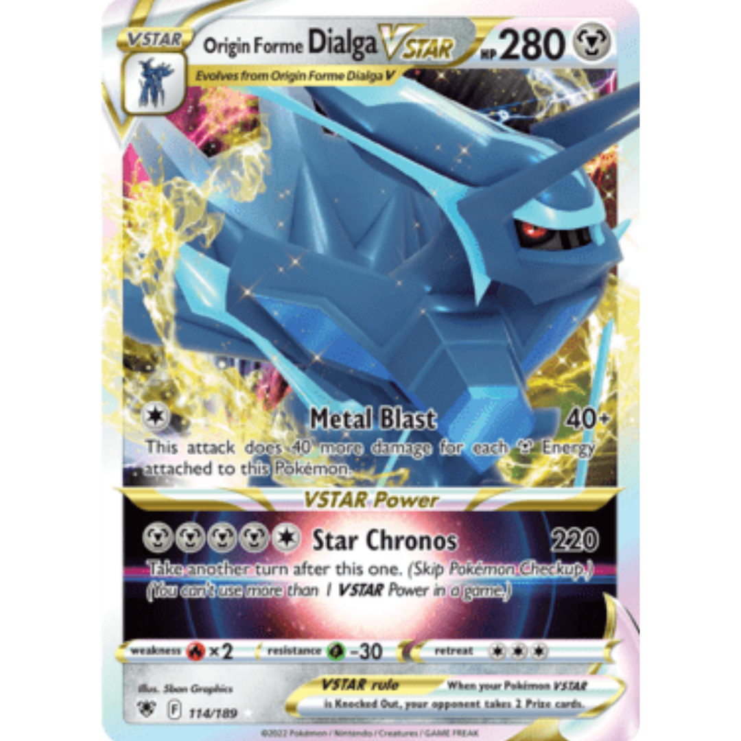 Origin Forme Dialga VSTAR 114 - Holofoil SWSH10 Astral Radiance - Ultra Rare