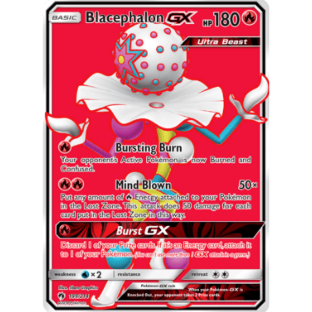 Blacephalon GX (Full Art) - Holofoil SM Lost Thunder - Ultra Rare