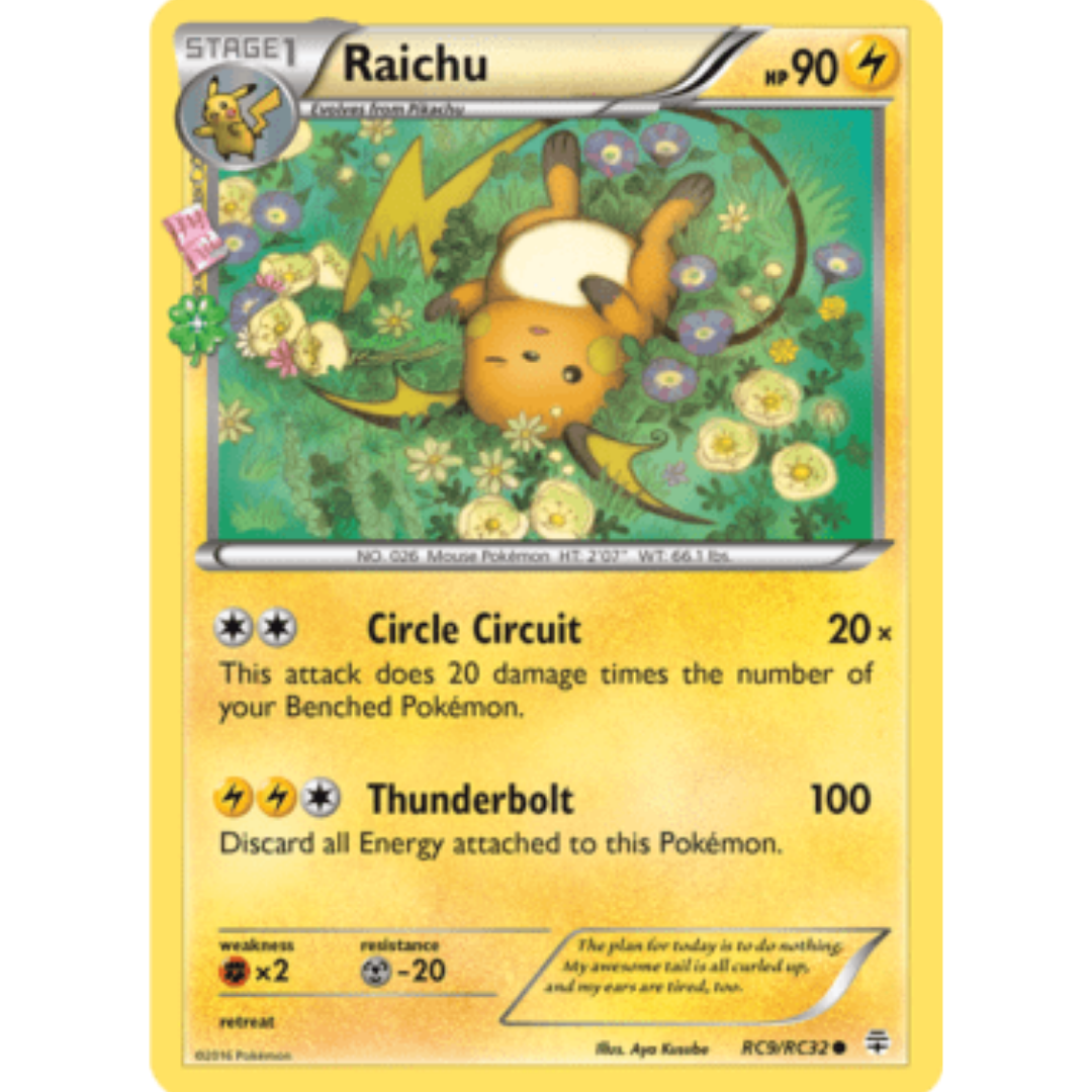 Raichu RC9/RC32 Generations Radiant Collection - Common
