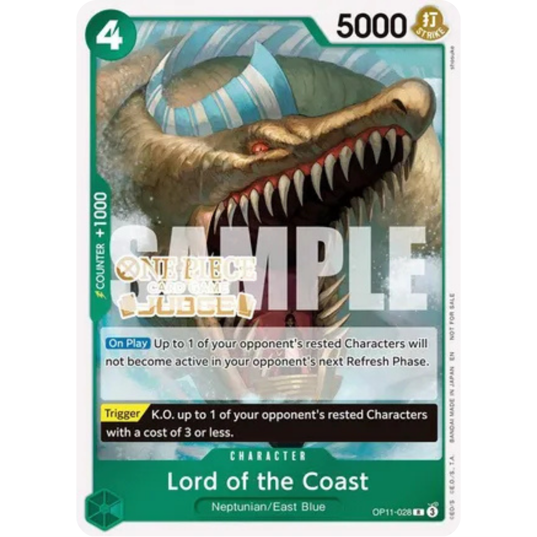 Lord of the Coast (Judge Pack Vol. 7) (OP11-028) - One Piece Promotion Cards Foil