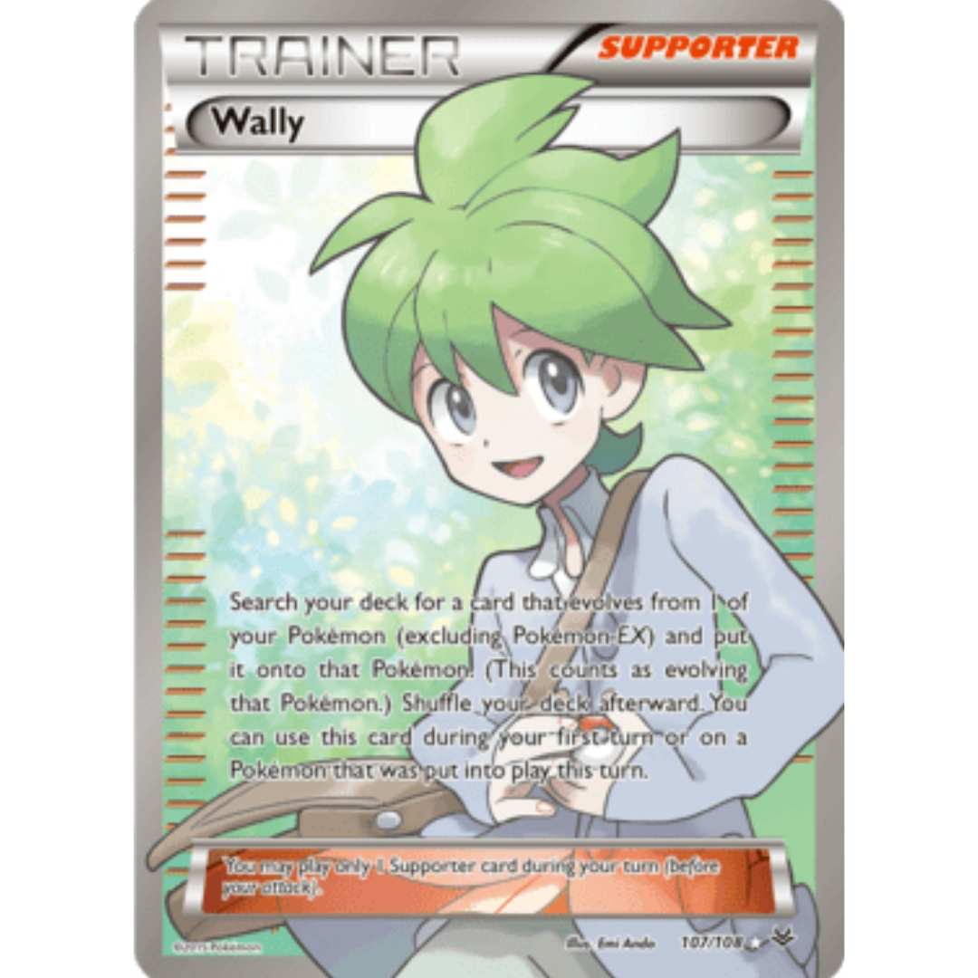 Wally (107 Full Art) 107/108 - Holofoil XY Roaring Skies - Ultra Rare