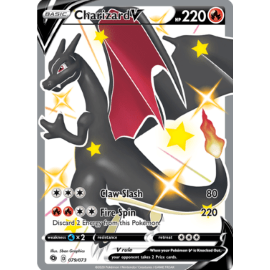 Charizard V (Secret) 079 - Holofoil Champions Path - Secret Rare