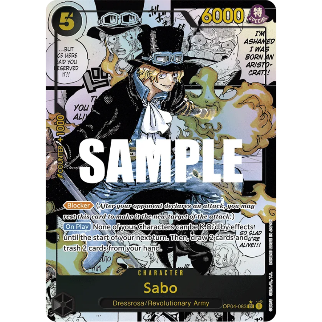 Sabo (Alternate Art) (Manga) (OP04-083) - Kingdoms of Intrigue Foil