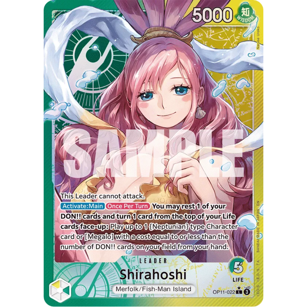 Shirahoshi (022) (Alternate Art) (OP11-022) - A Fist of Divine Speed Foil