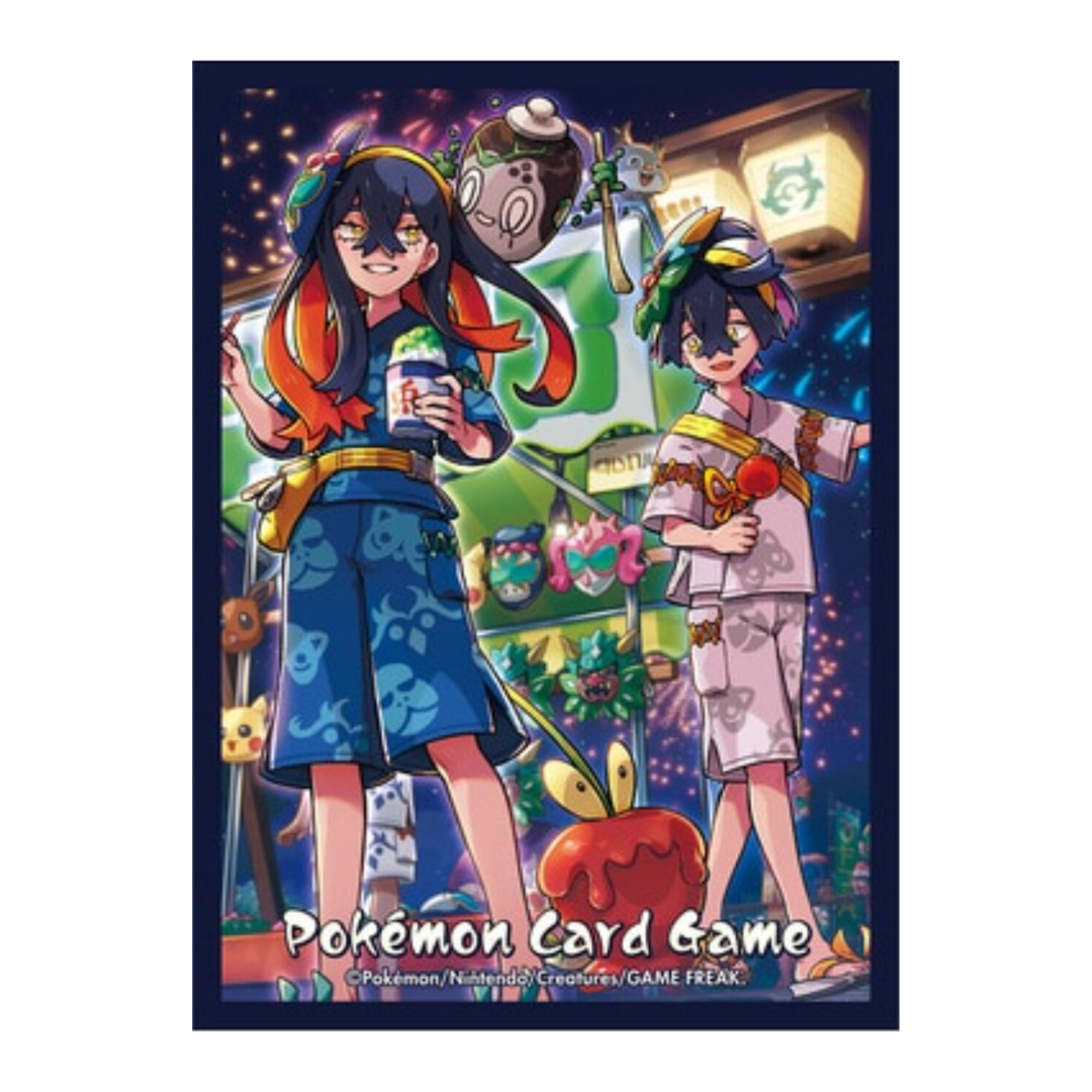 Card Sleeves - Carmine and Kieran (64-Pack) (Pokemon Center Japan Exclusive)