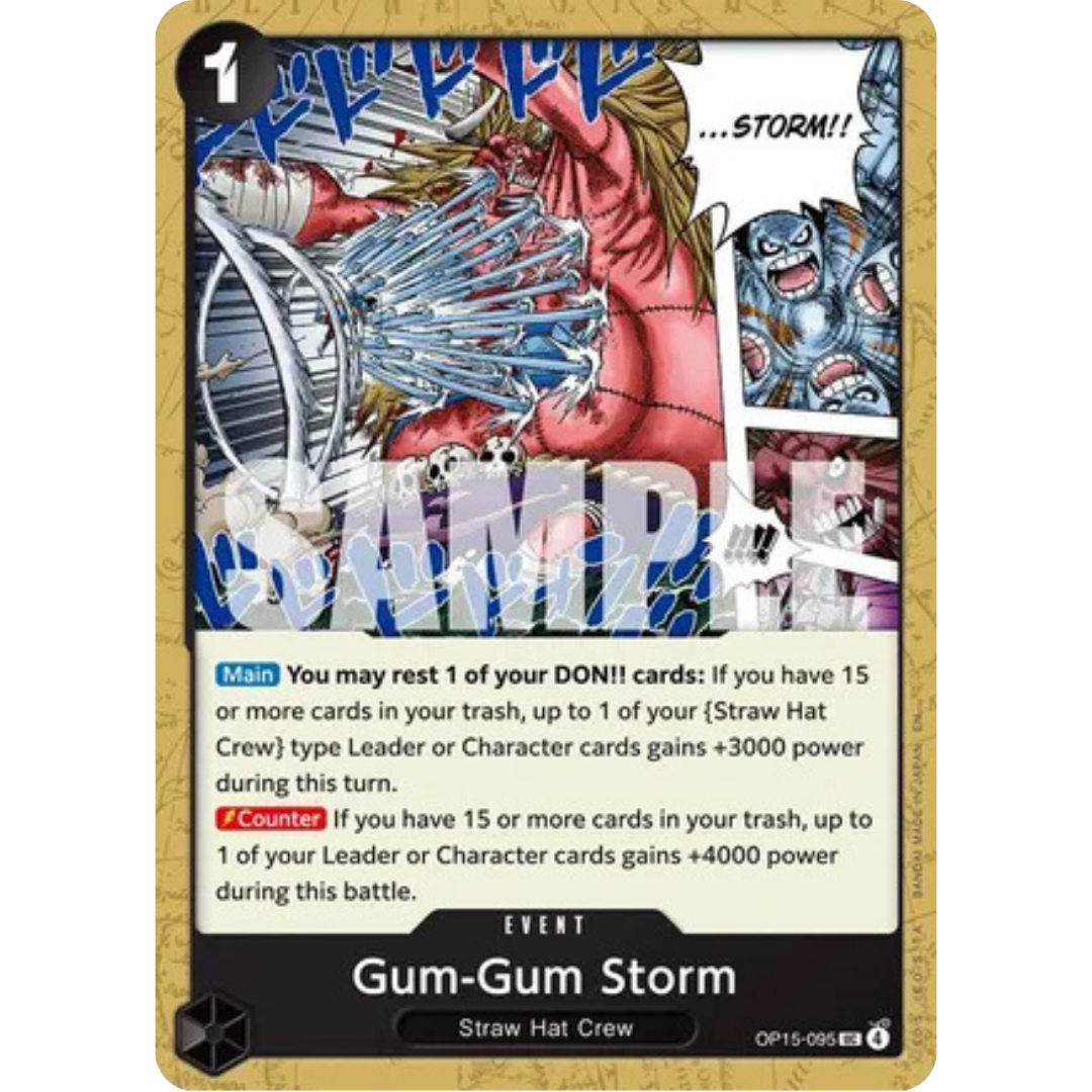 Gum-Gum Storm (OP15-095) - Adventure on Kami's Island