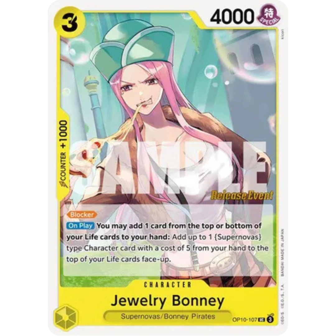 Jewelry Bonney (OP10-107) - Royal Blood Release Event Cards