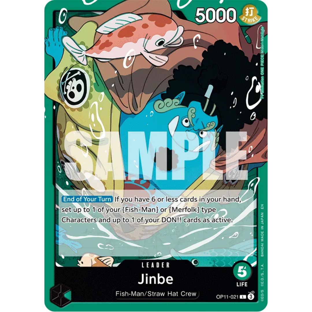 Jinbe (021) (OP11-021) - A Fist of Divine Speed