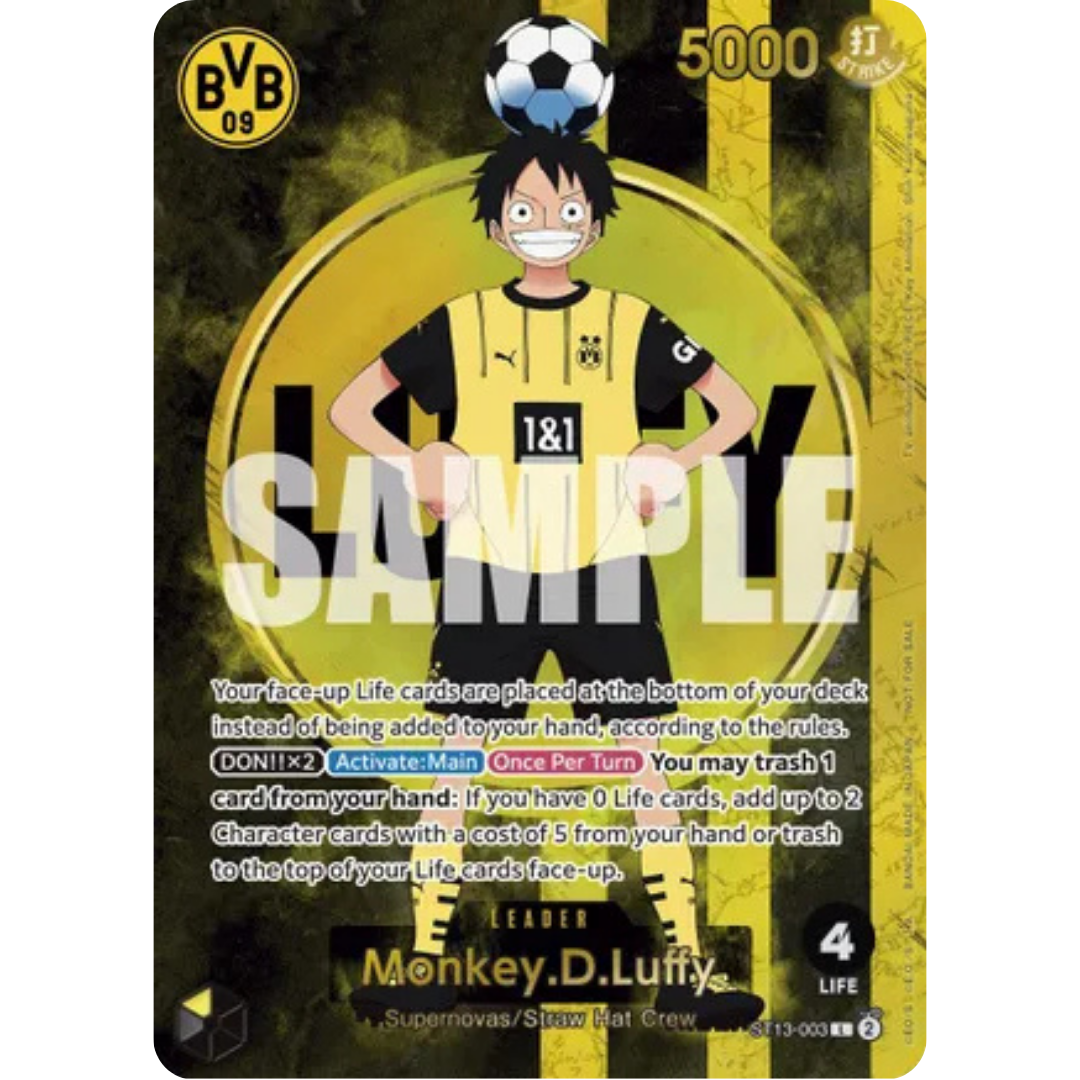 Monkey.D.Luffy (BVB x One Piece Campaign) (ST13-003) - One Piece Promotion Cards Foil