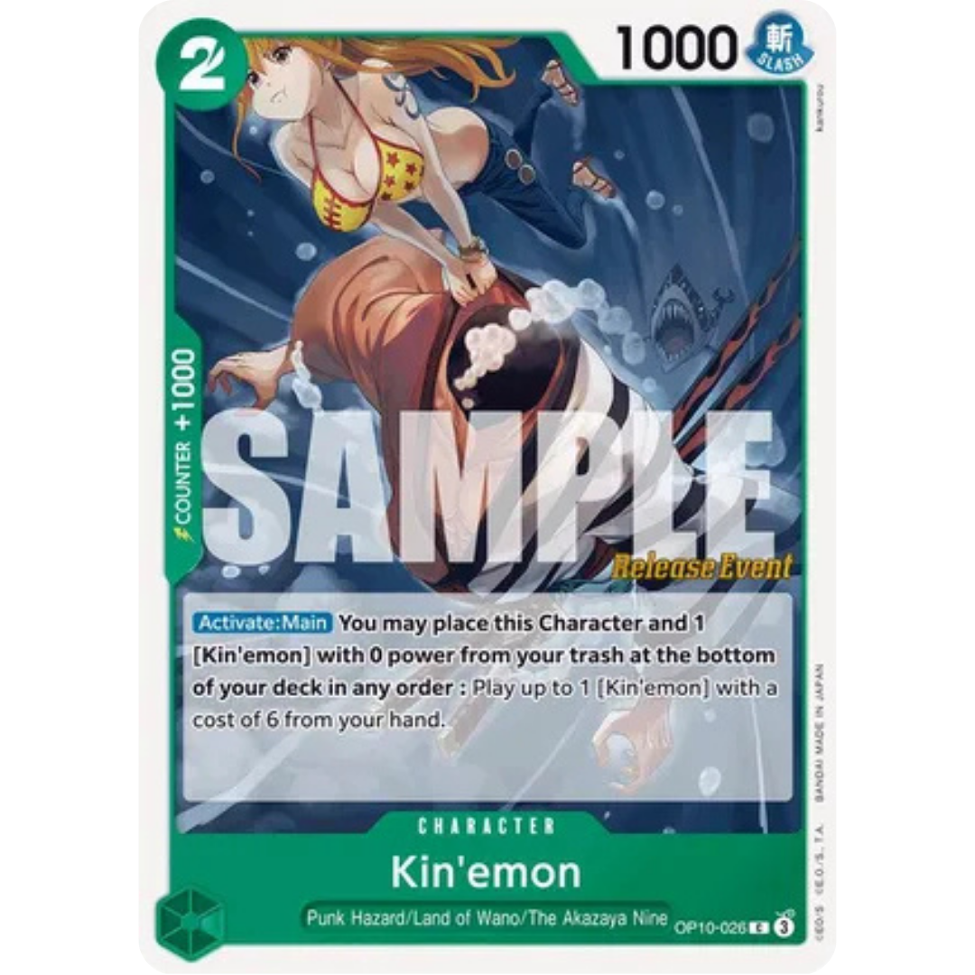 Kin'emon (026) (OP10-026) - Royal Blood Release Event Cards