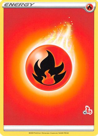 Fire Energy (#16 Cinderace Stamped) Battle Academy 2022 - Promo