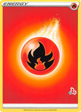 Fire Energy (#24 Cinderace Stamped) Battle Academy 2022 - Promo