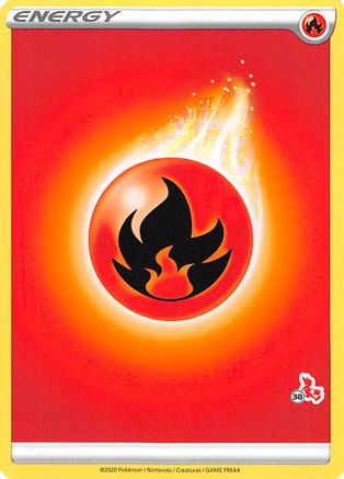 Fire Energy (#38 Cinderace Stamped) Battle Academy 2022 - Promo