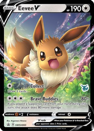 Eevee V SWSH065 - Holofoil Battle Academy 2022 - Promo