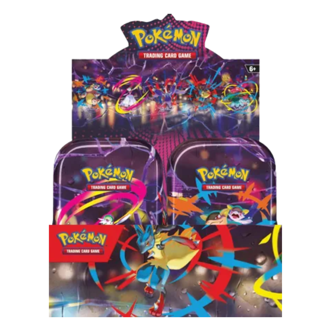 Mega Heroes Mini Tin Display