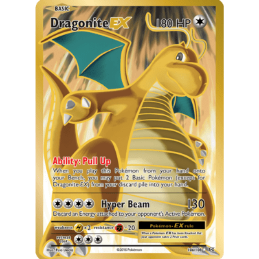 Dragonite EX (Full Art) 106 - Holofoil XY Evolutions - Ultra Rare