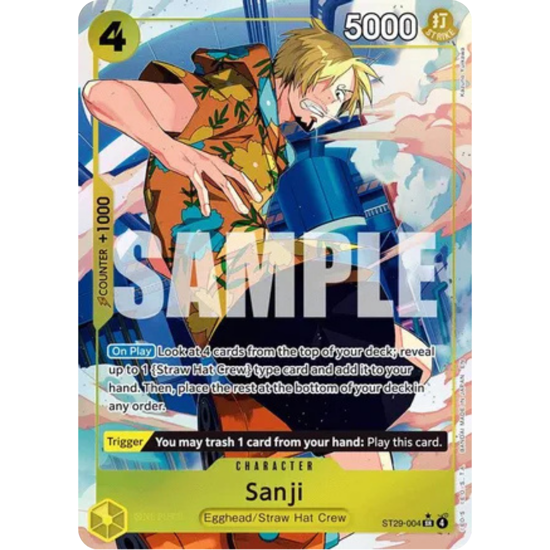 Sanji (Full Art) (ST29-004) - Starter Deck 29: Egghead Foil